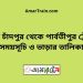 কোট চাঁদপুর টু পার্বতীপুর ট্রেনের সময়সূচী ও ভাড়া তালিকা