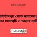 কোটচাঁদপুর টু জয়দেবপুর ট্রেনের সময়সূচী ও ভাড়া তালিকা