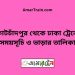 কোটচাঁদপুর টু ঢাকা ট্রেনের সময়সূচী ও ভাড়া তালিকা