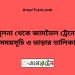 খুলনা টু জামতৈল ট্রেনের সময়সূচী ও ভাড়ার তালিকা