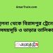 খুলনা টু বিরামপুর ট্রেনের সময়সূচী ও ভাড়া তালিকা