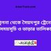 খুলনা টু সৈয়দপুর ট্রেনের সময়সূচী ও ভাড়া তালিকা