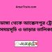 চুয়াডাঙ্গা টু আক্কেলপুর ট্রেনের সময়সূচী ও ভাড়া তালিকা