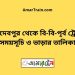 জয়দেবপুর টু বি-বি-পৃর্ব ট্রেনের সময়সূচী ও ভাড়া তালিকা