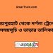 জয়পুরহাট টু দর্শনা ট্রেনের সময়সূচী ও ভাড়া তালিকা