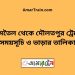 জামতৈল টু দৌলতপুর ট্রেনের সময়সূচী ও ভাড়া তালিকা