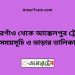 ঠাকুরগাঁও টু আক্কেলপুর ট্রেনের সময়সূচী ও ভাড়া তালিকা