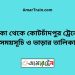 ঢাকা টু কোটচাঁদপুর ট্রেনের সময়সূচী ও ভাড়া তালিকা