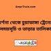 দর্শনা টু চুয়াডাঙ্গা ট্রেনের সময়সূচী ও ভাড়া তালিকা