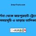 দর্শনা টু জয়পুরহাট ট্রেনের সময়সূচী ও ভাড়া তালিকা