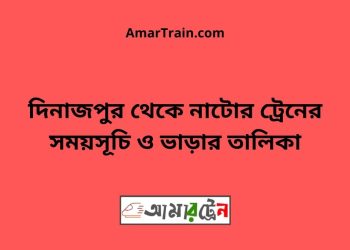 দিনাজপুর টু নাটোর ট্রেনের সময়সূচী ও ভাড়া তালিকা