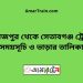 দিনাজপুর টু সেতাবগঞ্জ ট্রেনের সময়সূচী ও ভাড়া তালিকা