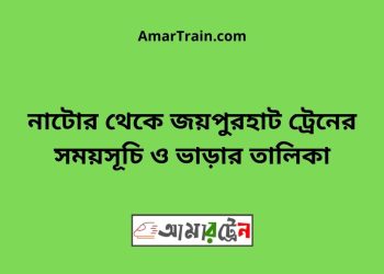 নাটোর টু জয়পুরহাট ট্রেনের সময়সূচী ও ভাড়া তালিকা
