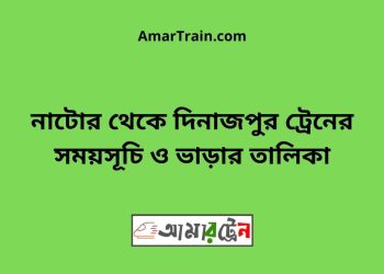 নাটোর টু দিনাজপুর ট্রেনের সময়সূচী ও ভাড়া তালিকা