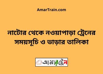 নাটোর টু নওয়াপাড়া ট্রেনের সময়সূচী ও ভাড়া তালিকা