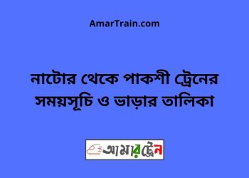 নাটোর টু পাকশী ট্রেনের সময়সূচী ও ভাড়া তালিকা