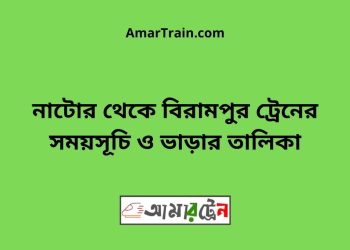 নাটোর টু বিরামপুর ট্রেনের সময়সূচী ও ভাড়া তালিকা