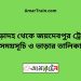 পোড়াদহ টু জয়দেবপুর ট্রেনের সময়সূচী ও ভাড়া তালিকা