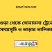 বগুড়া টু সোনাতলা ট্রেনের সময়সূচী ও ভাড়া তালিকা