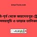 বি-বি-পৃর্ব টু জয়দেবপুর ট্রেনের সময়সূচী ও ভাড়া তালিকা