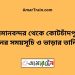 বিমানবন্দর টু কোটচাঁদপুর ট্রেনের সময়সূচী ও ভাড়া তালিকা