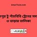 বিরামপুর টু পাঁচবিবি ট্রেনের সময়সূচী ও ভাড়া তালিকা