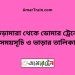 ভেড়ামারা টু ডোমার ট্রেনের সময়সূচী ও ভাড়া তালিকা