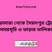 ভেড়ামারা টু সৈয়দপুর ট্রেনের সময়সূচী ও ভাড়া তালিকা