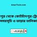 মিরপুর টু কোটচাঁদপুর ট্রেনের সময়সূচী ও ভাড়া তালিকা