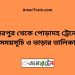 মিরপুর টু পোড়াদহ ট্রেনের সময়সূচী ও ভাড়া তালিকা