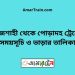 রাজশাহী টু পোড়াদহ ট্রেনের সময়সূচী ও ভাড়া তালিকা