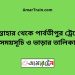 সান্তাহার টু পার্বতীপুর ট্রেনের সময়সূচী, টিকেট ও ভাড়ার তালিকা