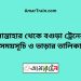 সান্তাহার টু বগুড়া ট্রেনের সময়সূচী ও ভাড়া তালিকা