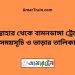 সান্তাহার টু বামনডাঙ্গা ট্রেনের সময়সূচী ও ভাড়া তালিকা