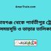 সেতাবগঞ্জ টু পার্বতীপুর ট্রেনের সময়সূচী ও ভাড়া তালিকা