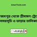 আজমপুর টু শ্রীমঙ্গল ট্রেনের সময়সূচী ও ভাড়া তালিকা