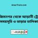 আজিমনগর টু আড়ানী ট্রেনের সময়সূচী ও ভাড়া তালিকা