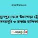 আব্দুলপুর টু উল্লাপাড়া ট্রেনের সময়সূচী ও ভাড়া তালিকা