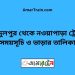 আব্দুলপুর টু নওয়াপাড়া ট্রেনের সময়সূচী ও ভাড়া তালিকা