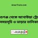 আশুগঞ্জ টু আখাউড়া ট্রেনের সময়সূচী ও ভাড়া তালিকা