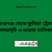 আশুগঞ্জ টু কুমিল্লা ট্রেনের সময়সূচী ও ভাড়ার তালিকা