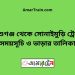 আশুগঞ্জ টু সোনাইমুড়ি ট্রেনের সময়সূচী ও ভাড়া তালিকা