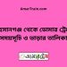 আহসানগঞ্জ টু ডোমার ট্রেনের সময়সূচী ও ভাড়া তালিকা