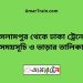 ইসলামপুর টু ঢাকা ট্রেনের সময়সূচী ও ভাড়া তালিকা