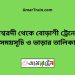 ঈশ্বরদী টু বোড়াশী ট্রেনের সময়সূচী ও ভাড়া তালিকা