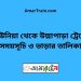 কাউনিয়া টু উল্লাপাড়া ট্রেনের সময়সূচী ও ভাড়া তালিকা