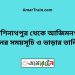 কাশিনাথপুর টু আজিমনগর ট্রেনের সময়সূচী ও ভাড়া তালিকা