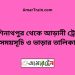 কাশিনাথপুর টু আড়ানী ট্রেনের সময়সূচী ও ভাড়া তালিকা