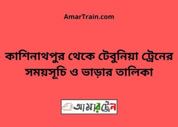 কাশিনাথপুর টু টেবুনিয়া ট্রেনের সময়সূচী ও ভাড়া তালিকা