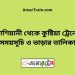 কাশিয়ানী টু কুষ্টিয়া ট্রেনের সময়সূচী ও ভাড়া তালিকা